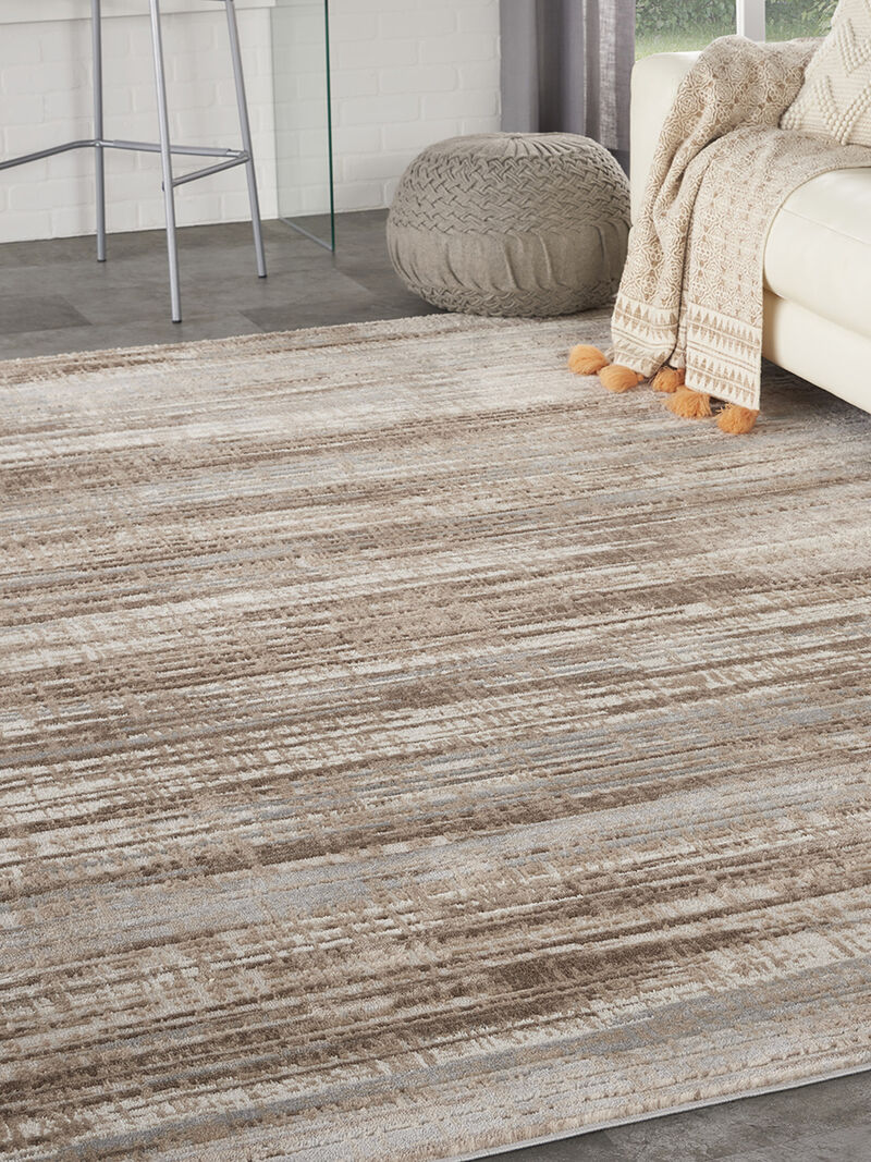 Elation ETN01 Ivory/Gray 9' x 12' Rug