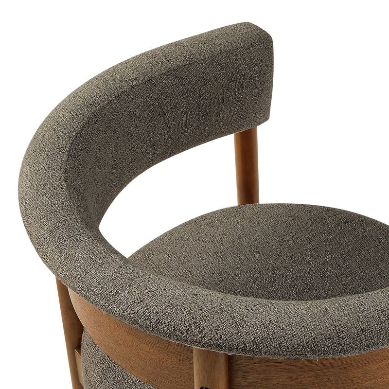 Clea Curved Upholstered Dining Chairs Set Of 2 image number 7