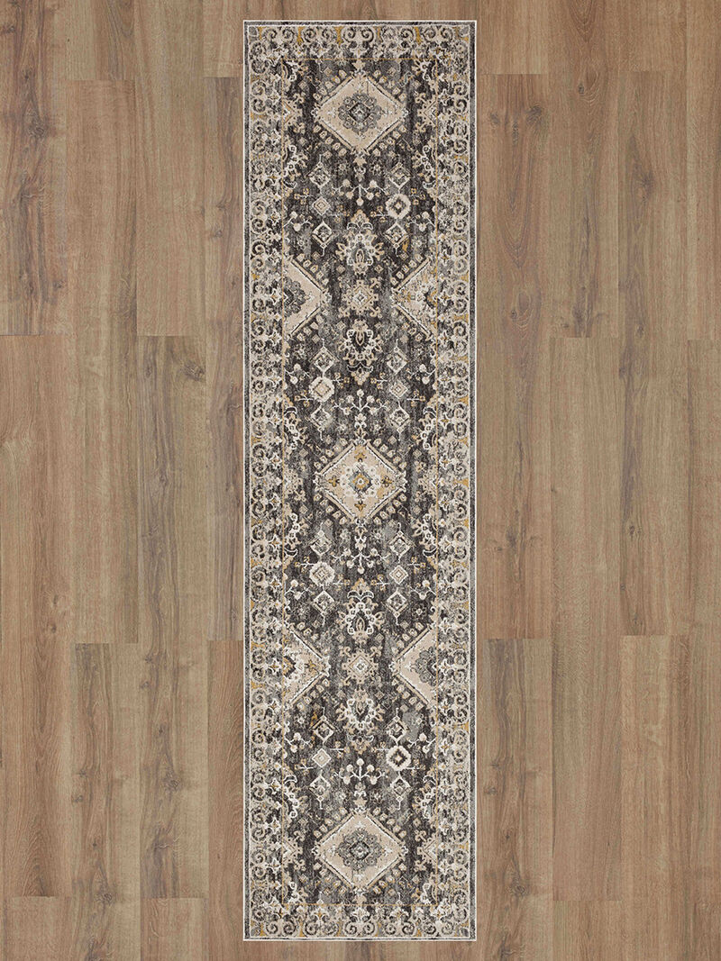 Windermere Ravenglass Anthracite 2' 6" X 10' Rug
