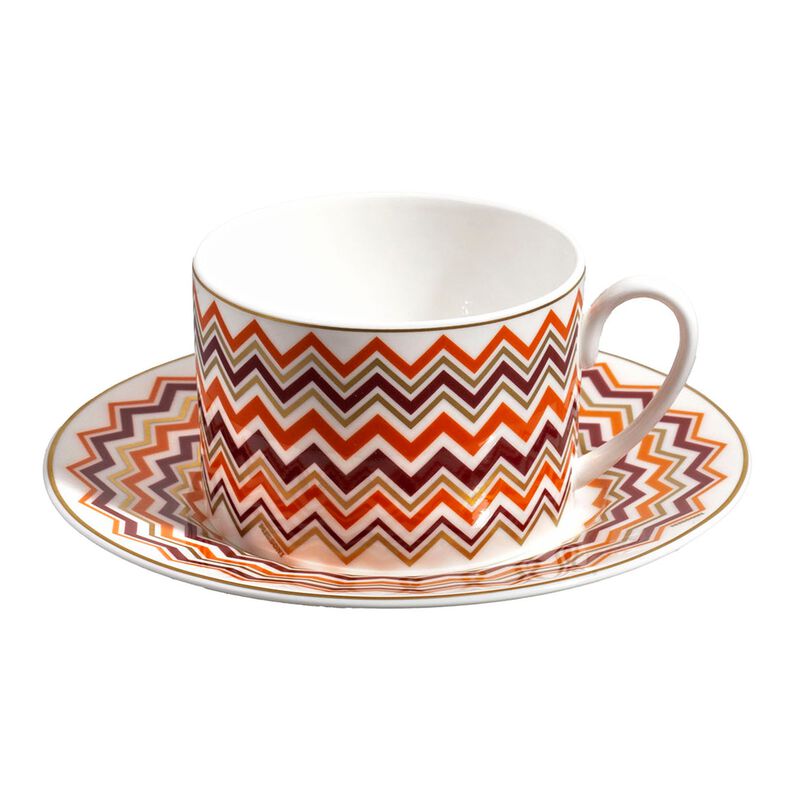 Tea Cup & Saucer ICONIC Set of 2, cup diam. 3.35", H 2.36", saucer diam. 6.1" image number 1