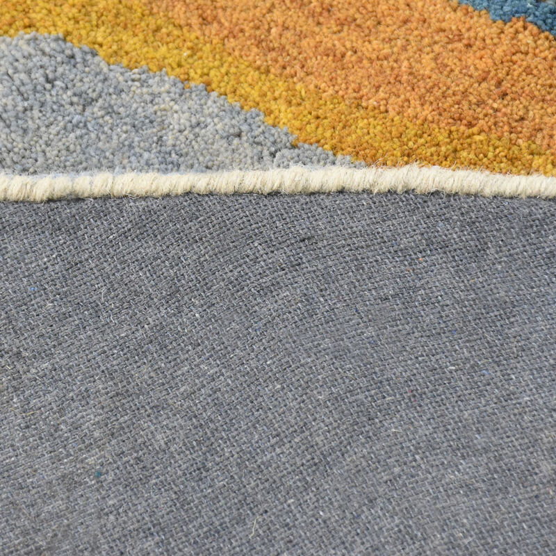 RUGSOTIC CARPETS HAND TUFTED WOOL ECO-FRIENDLY AREA RUGS  - Abstract Modern Design, High Pile Thick Handmade Area Rugs for Living Room, Bed Room (K00S17) image number 4