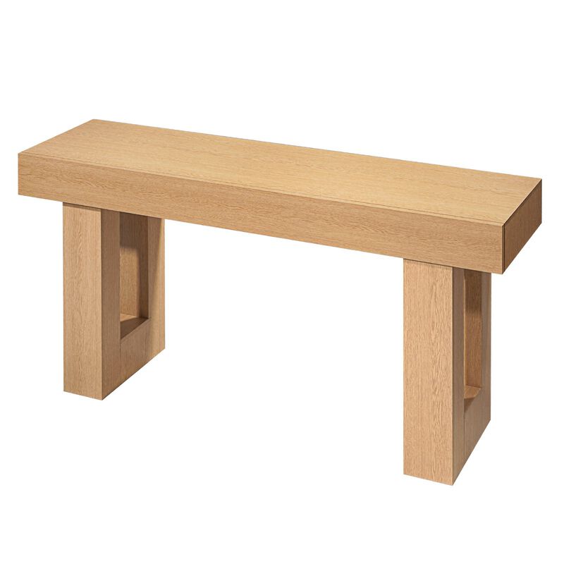 Farmhouse Console Table for Behind Sofa and Entryway Use image number 3