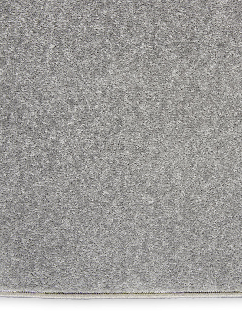 Nourison Essentials NRE01 Silver/Gray 2' x 4' Rug image number 4