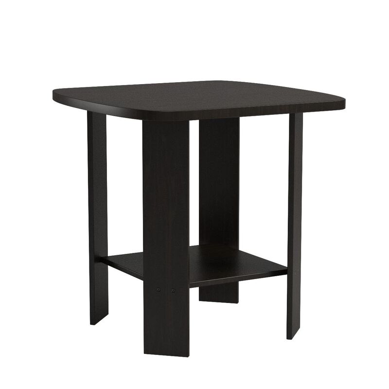 FurinnoFURINNO Simple Design End Table, 2-Pack, Espresso