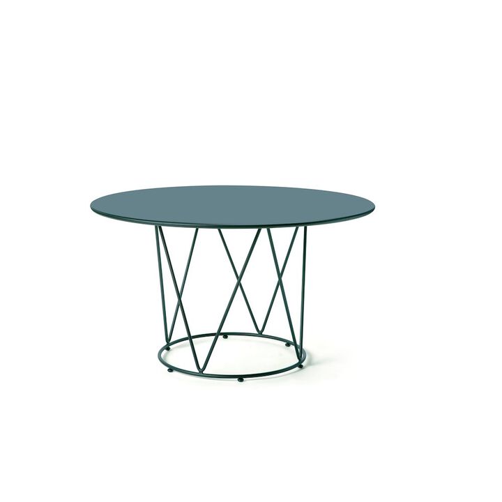 Bellini Italian Outdoor Collection Lucy Round Dining Table Grey