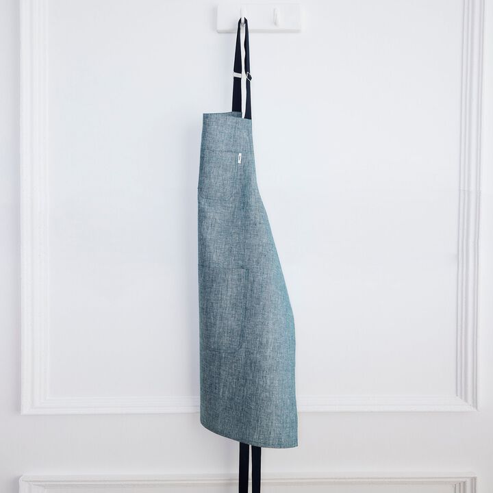 Solino Home 100% Pure Linen Apron - Kitchen Linen