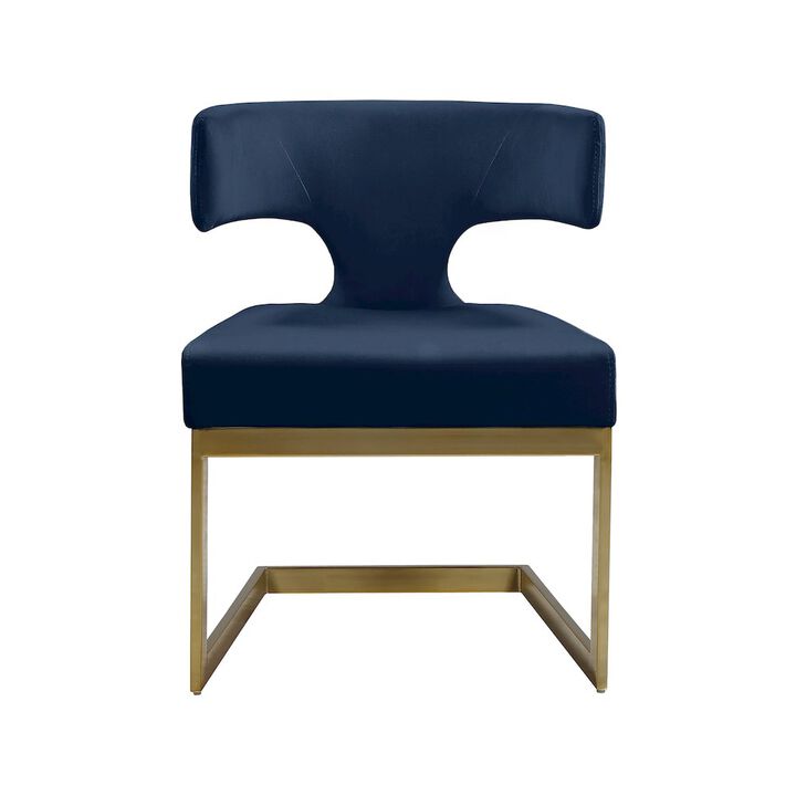 Meridian Furniture Alexandra Green Velvet Dining Chair