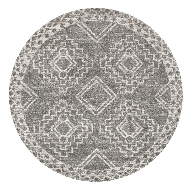 Amir Moroccan Beni Souk Round Area Rug