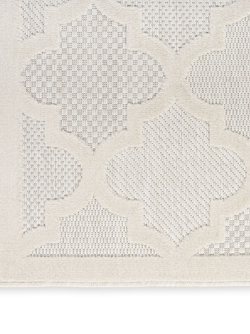 Easy Care NES01 Ivory/White 5' x 7' Rug