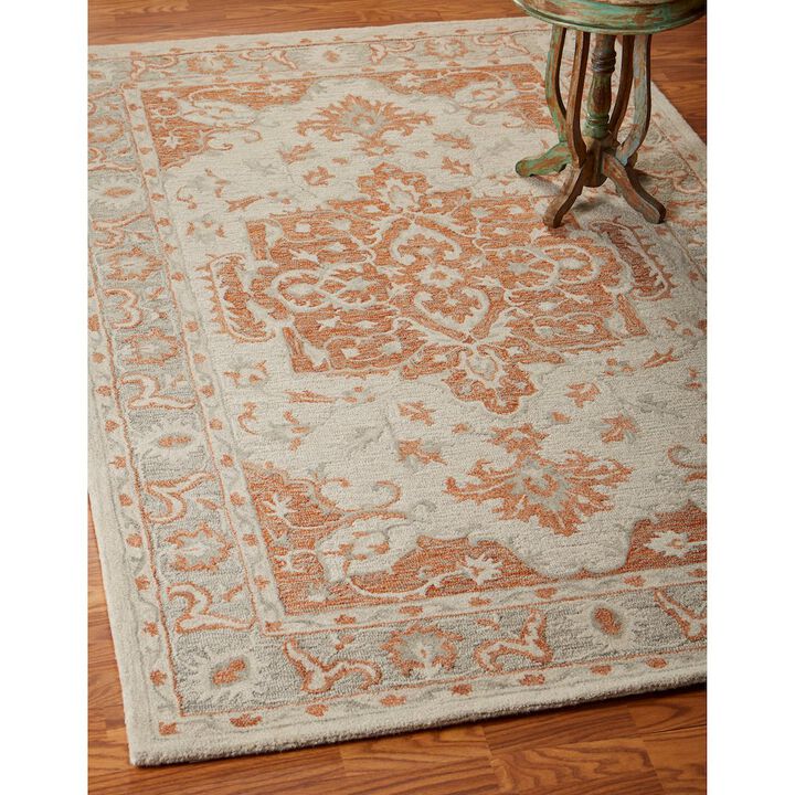 LR Home Modern Traditions Wool Area Rug Indoor