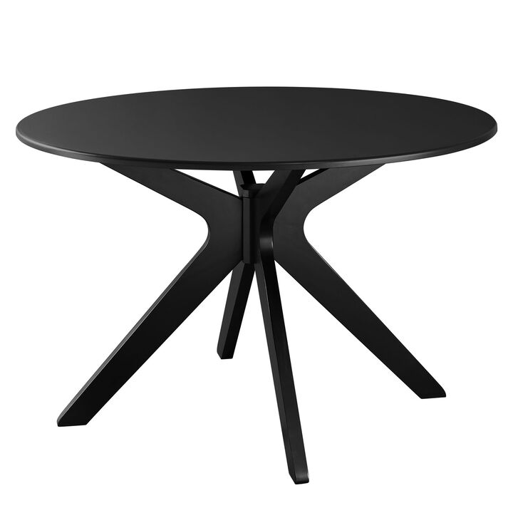 Modway - Traverse 47" Dining Table Black Black