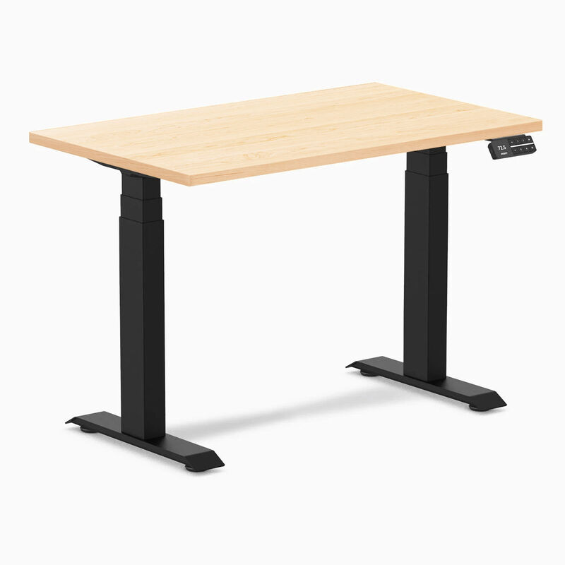 Desky Dual Mini Hardwood Sit Stand Desk image number 0