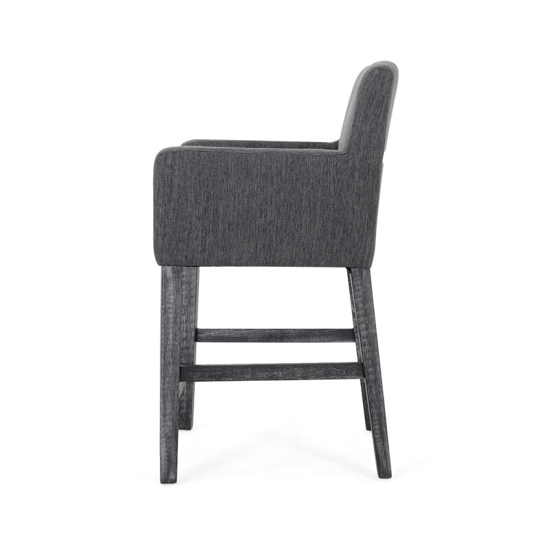 Merax Upholstered Counter Stools  Dining Chairs