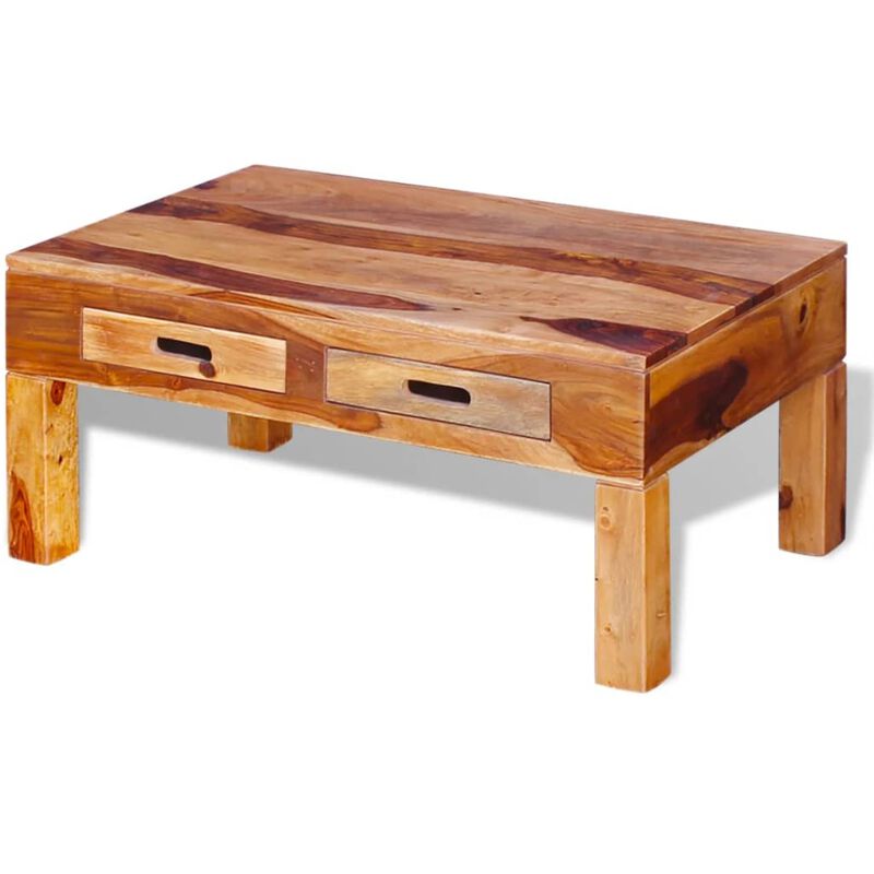 vidaXL Coffee Table Solid Sheesham Wood