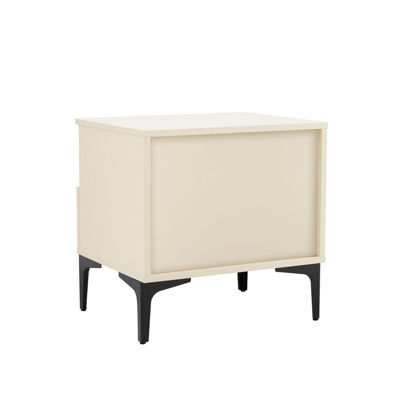 Amara Cream Nightstands (Set of 2)