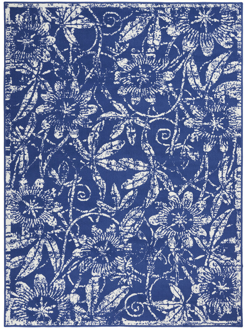 Whimsicle WHS05 Navy 4' x 6' Rug