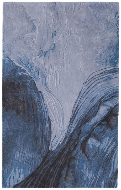 HomeRoots Abstract Hand Tufted Area Rug