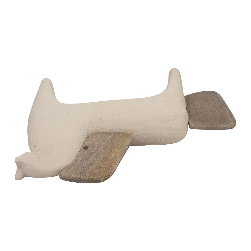 Ecomix, 14" Horse Deco, Ivory image number 5