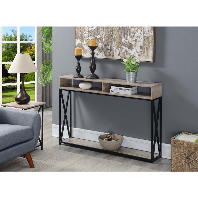 Convenience Concepts Tucson Deluxe 2 Tier Console Table
