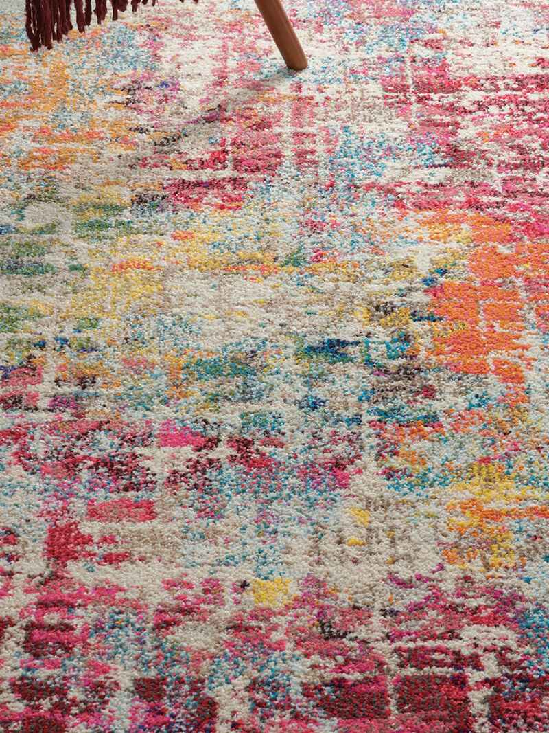 Celestial CES13 Pink/Multicolor 3'11" x 5'11" Rug