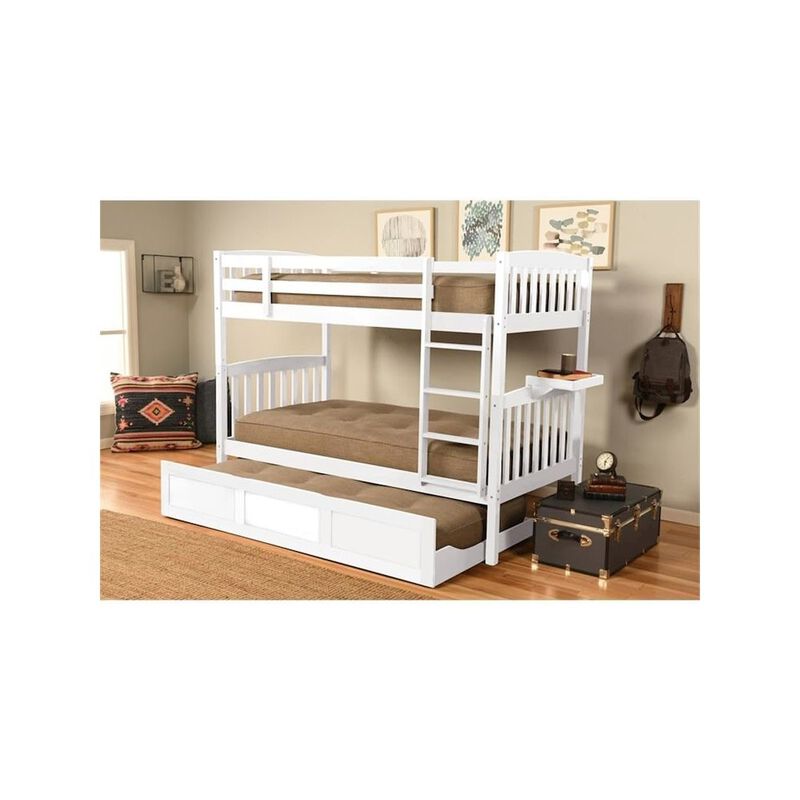 Claire Twin Wood Bunk Bed/Trundle Bed and Tray - Mattresses Not Included image number 1