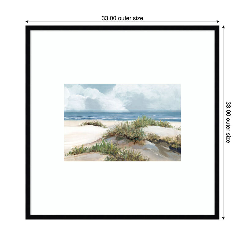 Coastal Serenity - Dunes and Sea by PI Studio Wood Framed Wall Art Print image number 2