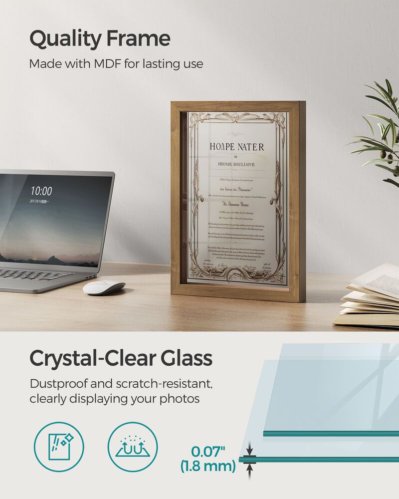 A4 Shadow Box Frame: Display and Protect Your Memorabilia with Style