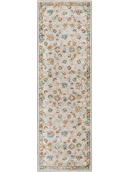 Jericho JC8 Parchment 2'6" x 12' Rug