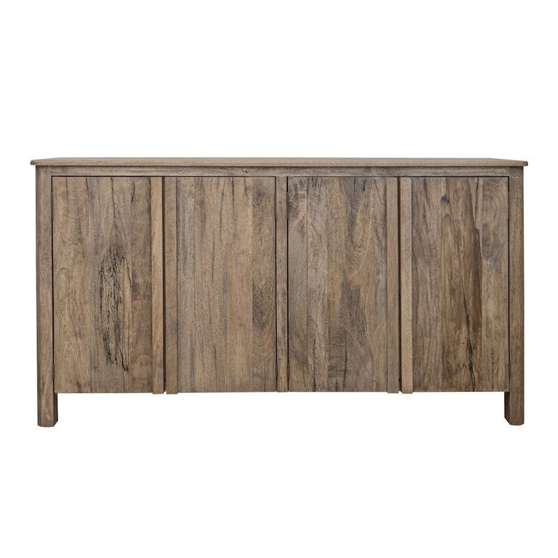 Crafter and Weavers Lotus Rustic Modern 4 Door Multi Purpose Console