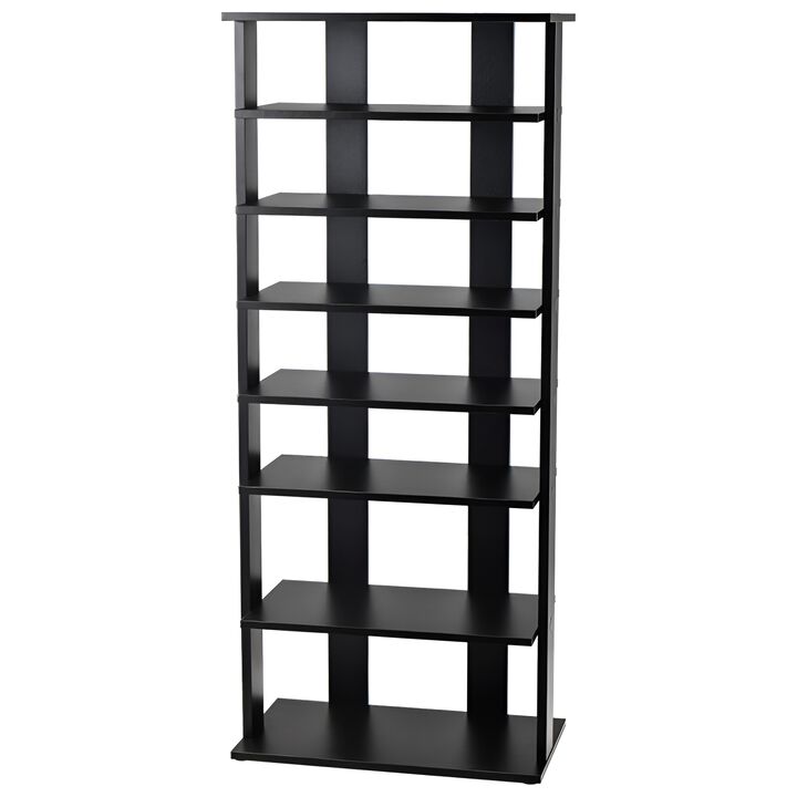 7-Tier Vertical Shoe Organizer with Patented Design for Front Door