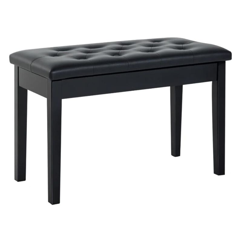 Hivvago Upholstered Piano Bench with Wooden Frame image number 0