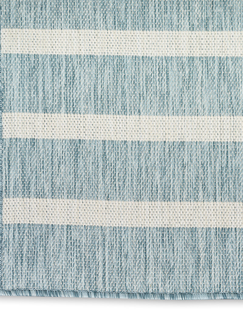 Positano POS03 Aqua/Ivory 5' x 7' Rug image number 5