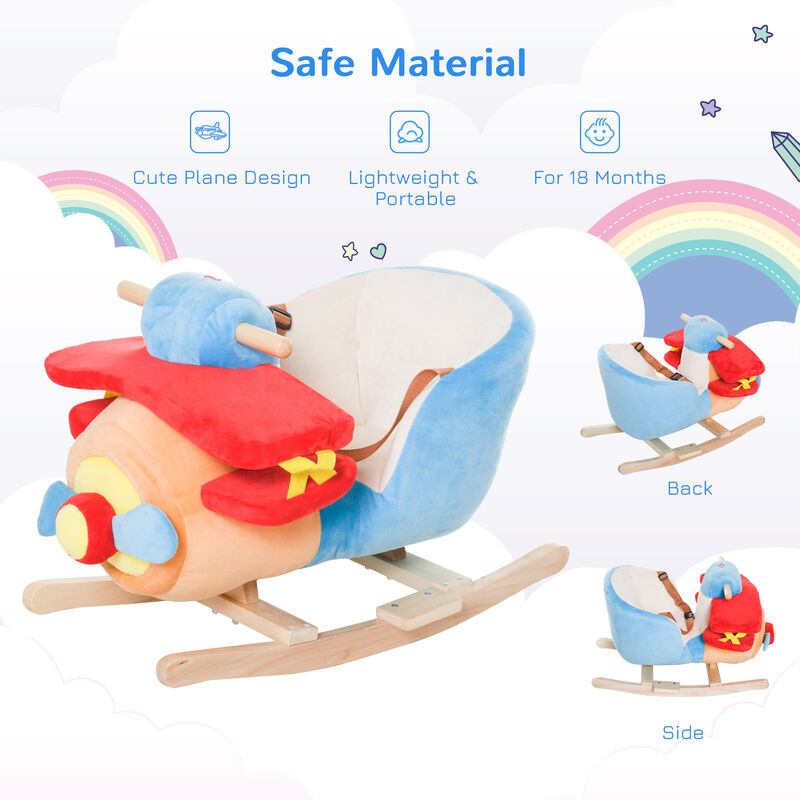 BreeBe Plush Rocking Horse Chair for Toddlers - 18 Months+ image number 4