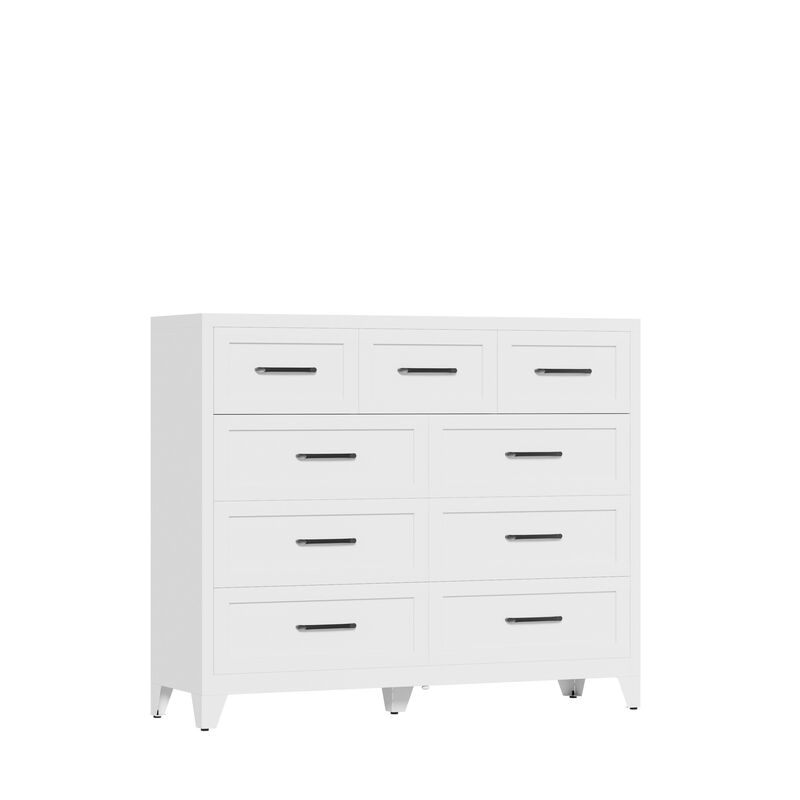 Kankes  9-Drawer Metal Dresser image number 0