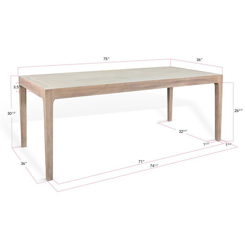 Sunny Designs Modern Blair Dining Table image number 5