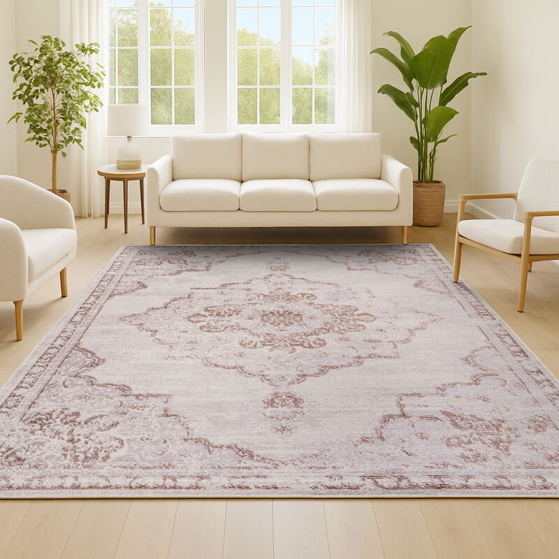Alhambra Ornate Medallion Modern Area Rug
