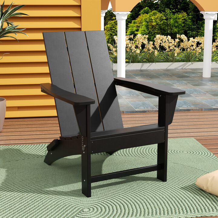 WestinTrends Modern Folding Adirondack Chair
