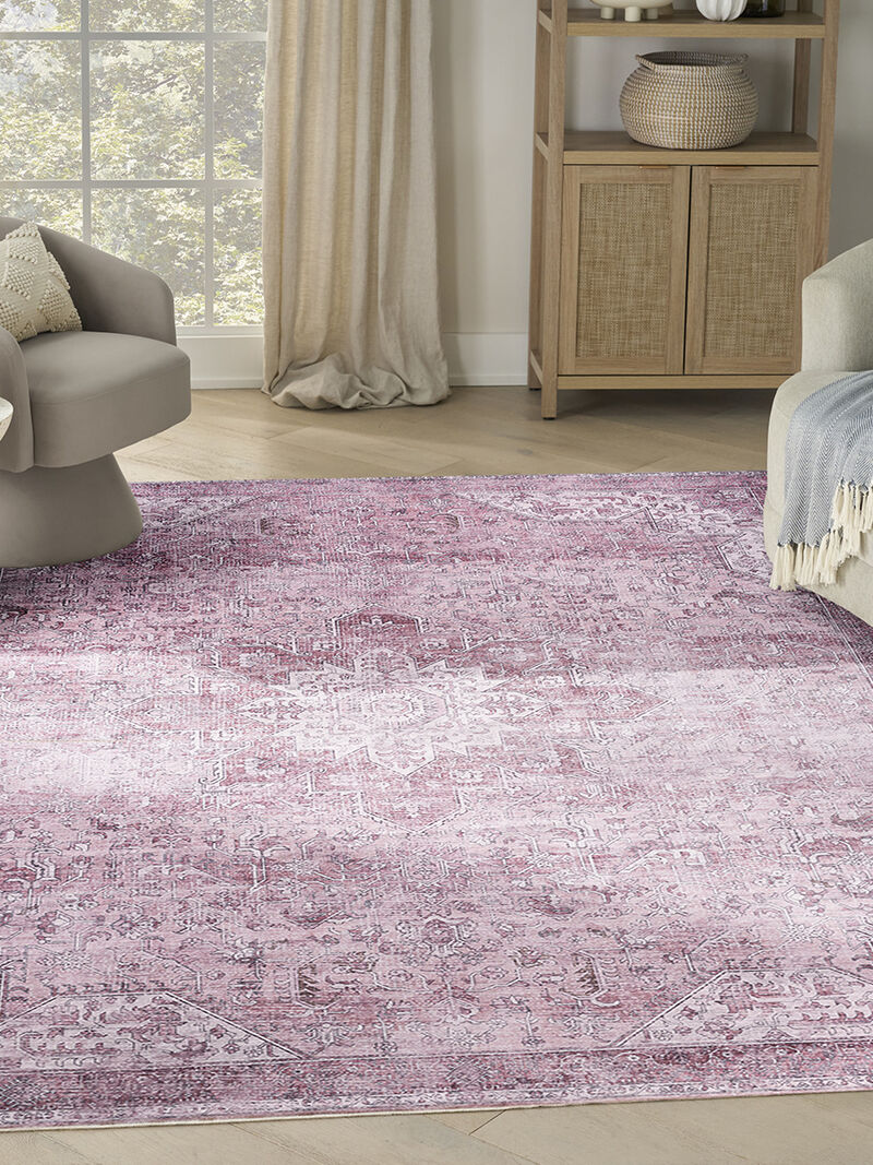 Nourison Washables NWB15 Pink 9'2" x 12' Rug
