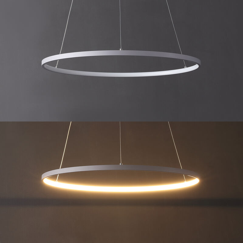 Brice Modern Contemporary Metal Round Dimmable Integrated LED Pendant