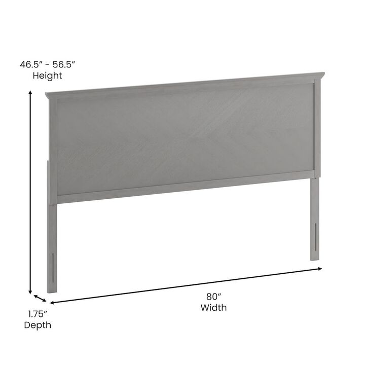 Flash Furniture Contemporary King Size Herringbone Pattern Headboard