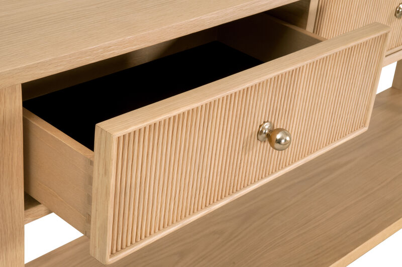 Highland 3-Drawer Console Table image number 7