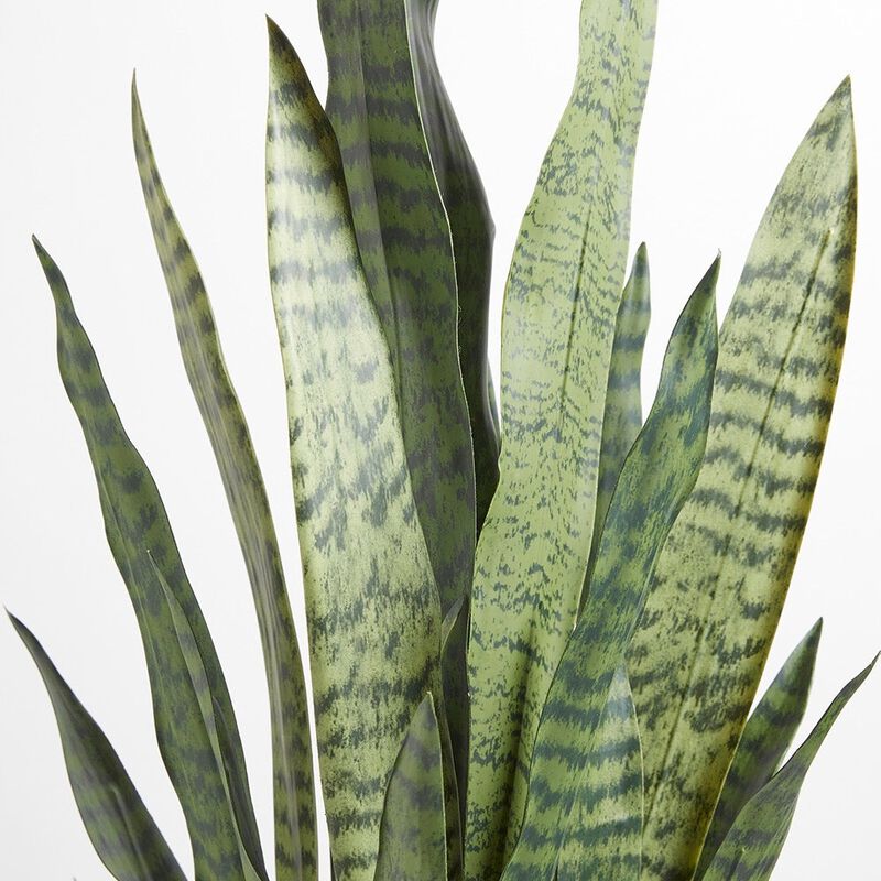 Artificial Snake Plant with Artisan Planter image number 3