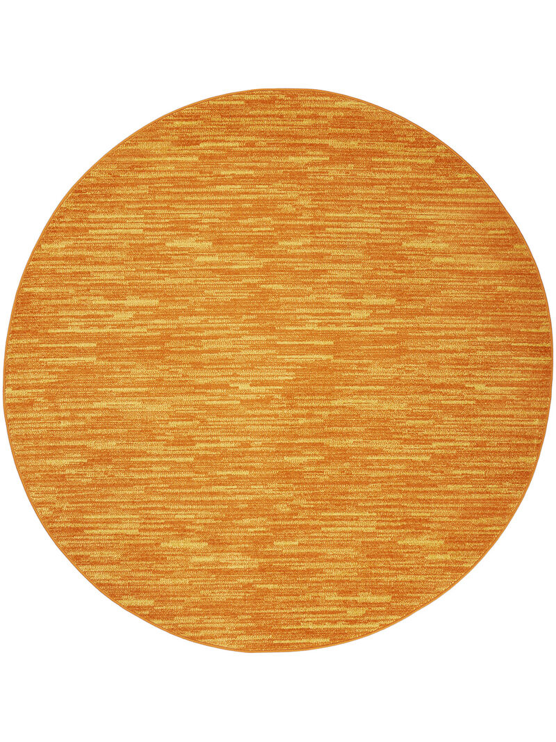 Nourison Essentials NRE01 Sunburst 8' x Round Rug