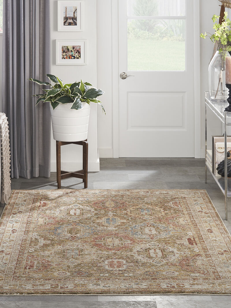 Sahar SHR01 Green 3'11" x 5'11" Rug