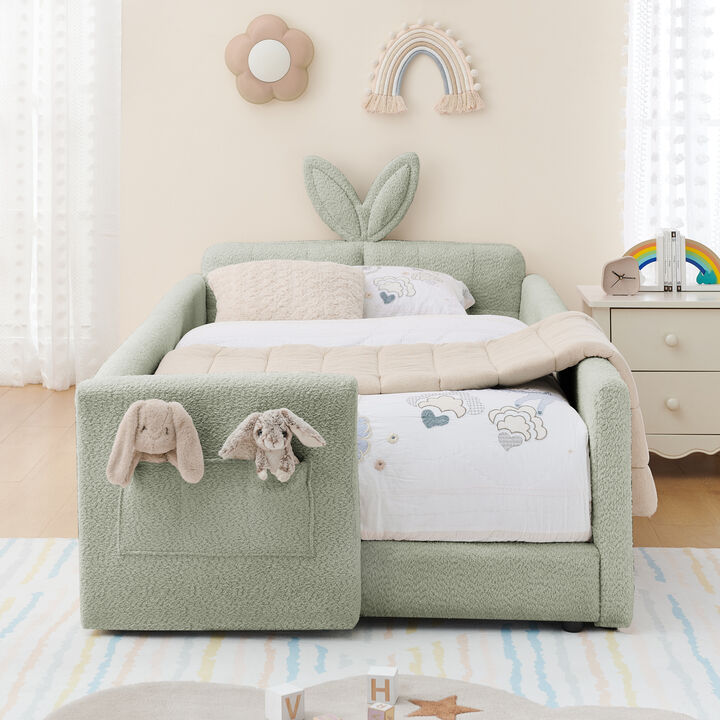 TATEUS Kids Upholstered Bed