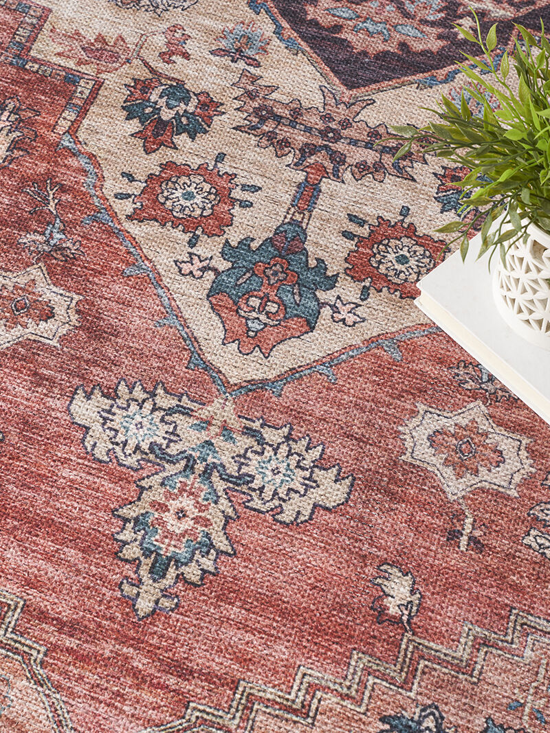 Grand Washables GRW03 Rust/Multicolor 5'3" x 7'3" Rug image number 6