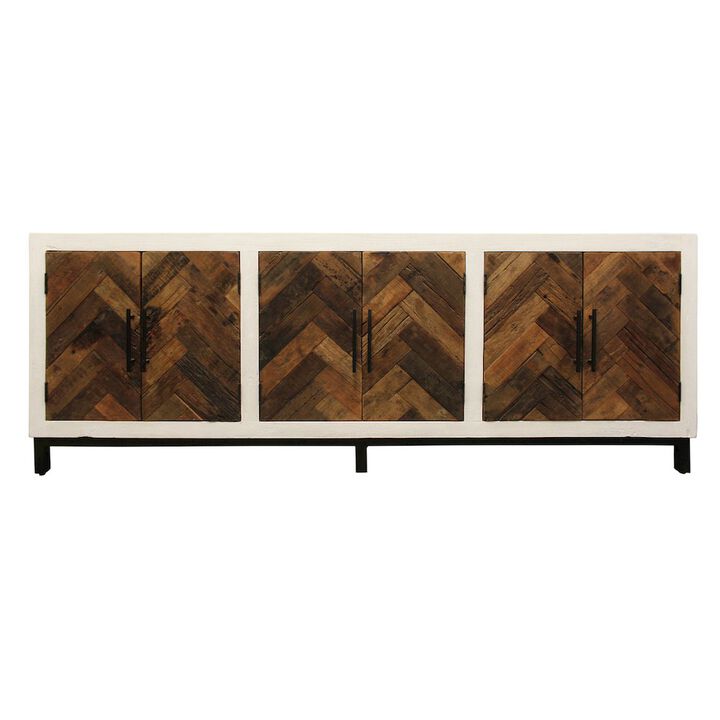 Alex Hamilton Bayside 6-Door Sideboard in Brown