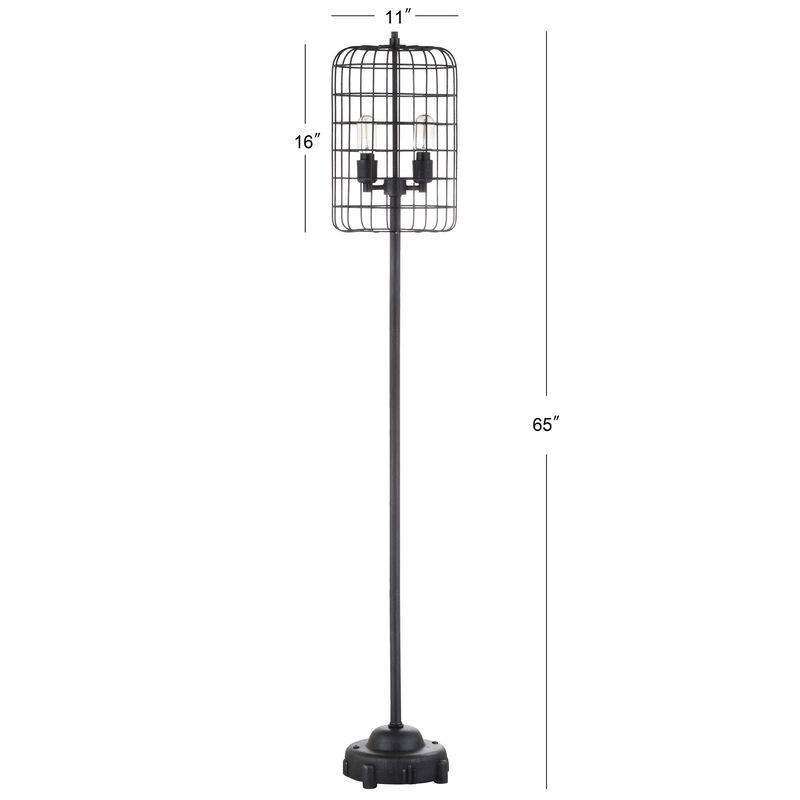 Odette Industrial Metal Floor Lamp