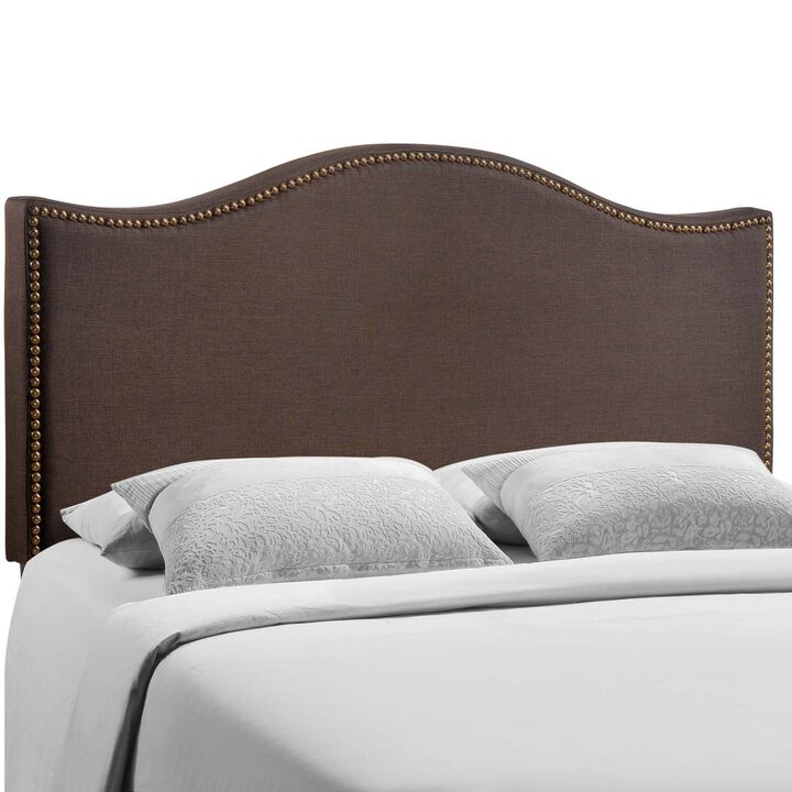 Modway - Curl Queen Nailhead Upholstered Headboard