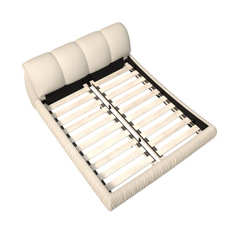 Merax Luxury Upholstered Platform Bed